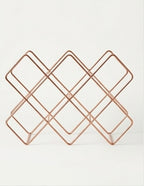 Rose Gold Wine Rack