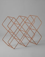 Rose Gold Wine Rack
