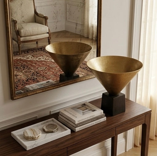 Husk Gold Vase