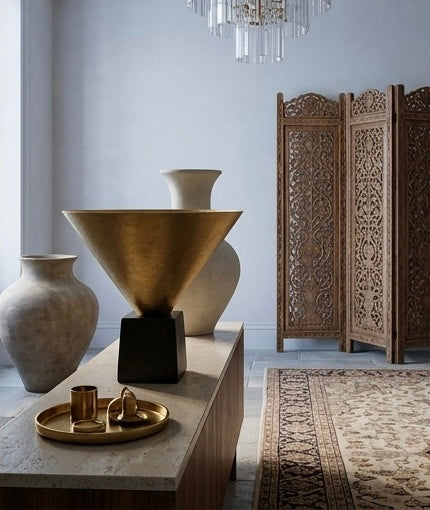 Husk Gold Vase