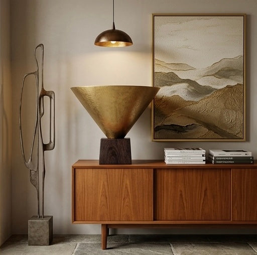 Husk Gold Vase